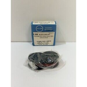 Distinctive Quality Inked Ribbon (Ink Ribbon Black Red Dry) E206 Toshiba
